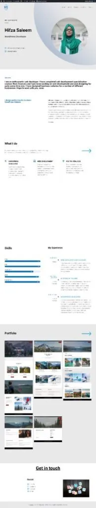 Responsive business website developed in WordPress