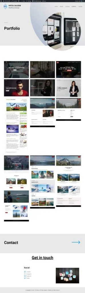 Responsive business website developed in WordPress